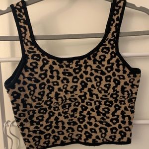 Cheetah Print Crop Top | Kendall&Kylie